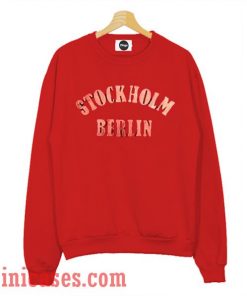 Stockholm Berlin Sweatshirt Men And Women