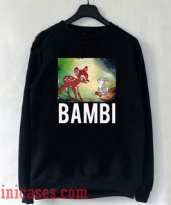 Bambi and Rabbit Sweatshirt Men And Women