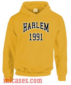 Harlem 1991 Gold Yellow Hoodie pullover