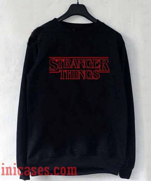 stranger things logo sweatshirt