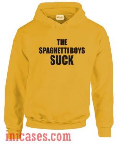 The Saghetti Boys Suck Yellow Hoodie pullover