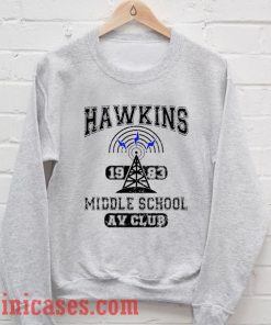 Vintage Hawkins 1983 Middle School Sweatshirt Men And Women