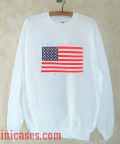 Los Angeles 1984 Flag Sweatshirt Men And Women