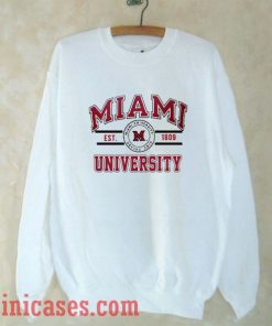 Miami University Oxford Ohio Sweatshirt Men And Women