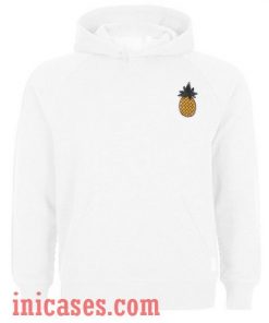 Pineapple White Hoodie pullover