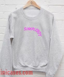 Simple Boy Sweatshirt Men And Women