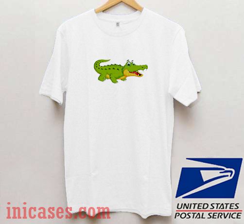 crocodile design t shirt