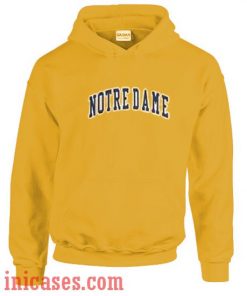 Notre Dame Yellow Hoodie pullover