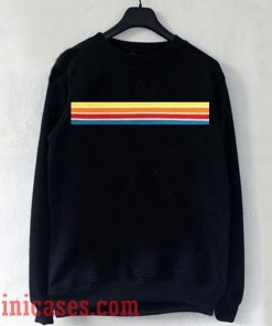 Rainbow Black Sweatshirt Men And Women