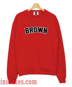 Red Brown Sweatshirt Men And Women