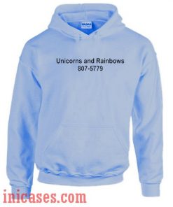 Unicorns and Rainbows 807-5779 Hoodie pullover