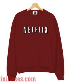 Netflix Maroon Sweatshirt Men And Women