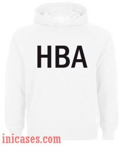 HBA White Hoodie pullover