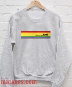 J Galt Rainbow Sweatshirt Men And Women