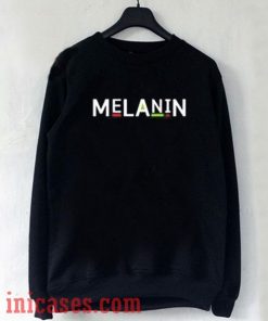 Melanin Logo Sweatshirt Men And Women