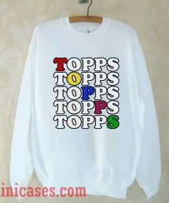 Topps Color Sweatshirt Men And Women