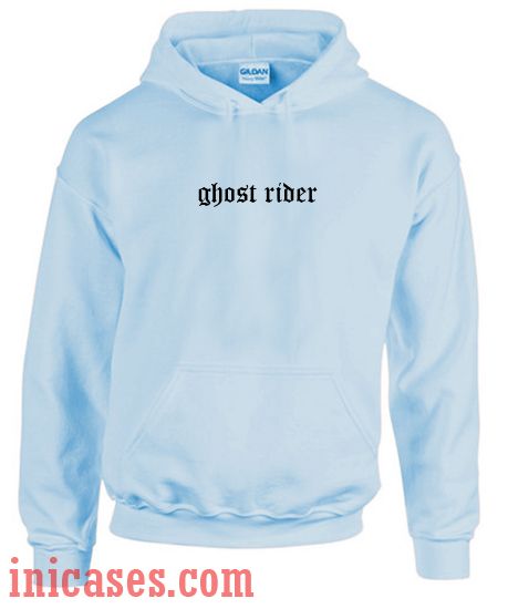 ghost rider hoodie blue