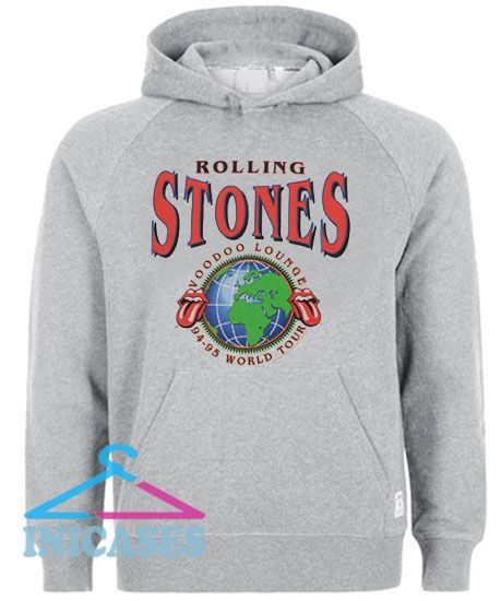 rolling stones voodoo lounge world tour hoodie