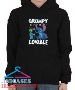 Stitch Grumpy but lovable Hoodie pullover