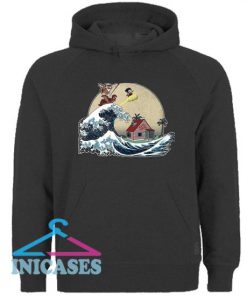 GOKU And MASTER ROSHI Ride The Wave Hoodie pullover