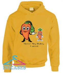 mummy And baby Carrot Hoodie pullover