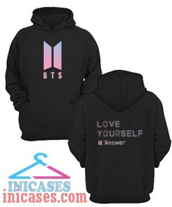 BTS Logo Love Yourself Hoodie pullover