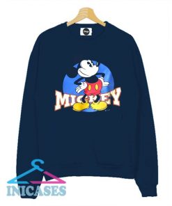 Mickey Mouse Navy Sweatshirt Men And Women