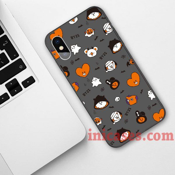 BT21 Halloween Phone Case For iPhone XS Max XR X 10 8 7 6 Samsung Note