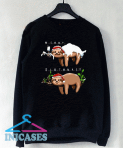 Merry Slothmas Sweatshirt Men And Women