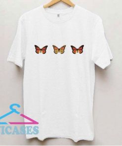 3 Monarch Butterflies T Shirt