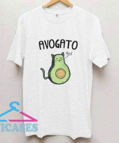 Avogato Cat Graphic T Shirt
