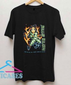 Billie Eilish Anime Flames T Shirt