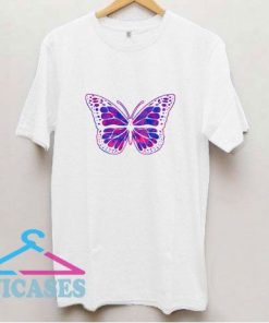 Butterfly Graffiti T Shirt