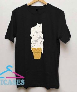 Cats Ice Cream T Shirt
