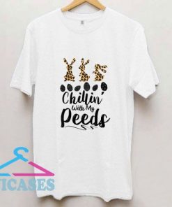 Chillin My Peeps Leopard Rabbit T Shirt