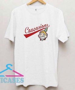 Cleveland Caucasians Funny Parody T Shirt