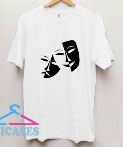 Drama Masks Sad And Happy T Shirt