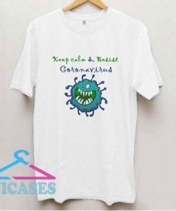 Keep Calm Corona Virus T Shirt