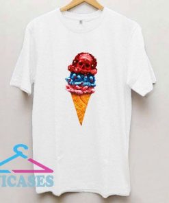 Skull Ice Cream T Shirt