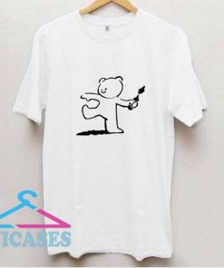 Teddy Bear Banksy T Shirt