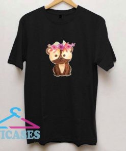 Teddy Bear with Flower T Shirt
