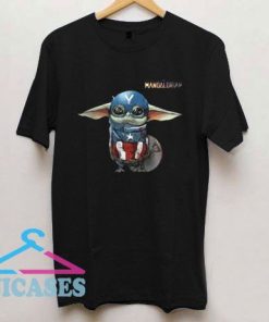 Baby Yoda The Mandalorian Captain American T Shirt