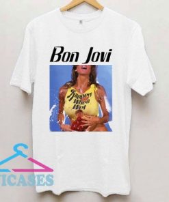 Bon Jovi Slippery When Wet Parody T Shirt