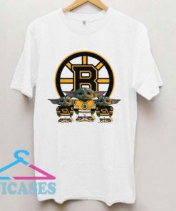 Boston Bruins logo baby Yoda T Shirt