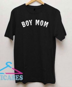 Boy Mom Logo T Shirt