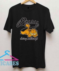 Busy Doing Nothing Garfield T Shirt