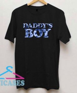 Daddy's Boy Camo Print T Shirt