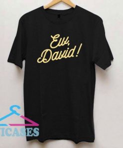 Ew David Letter T Shirt