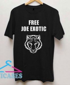Free Joe Exotic Letter Logo T Shirt