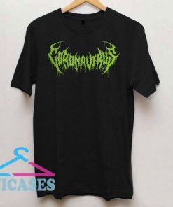 Heavy Metal Coronavirus Rock Band T Shirt